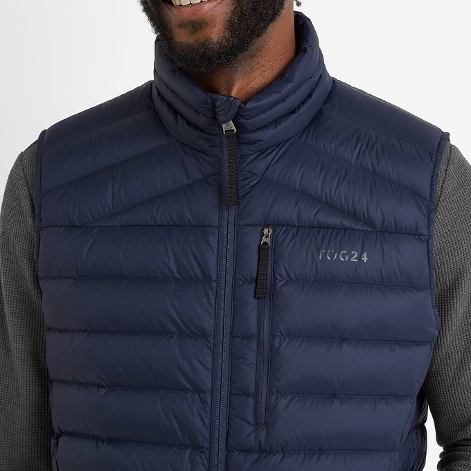 North Mens RDS Certified Down Gilet - Dark Indigo