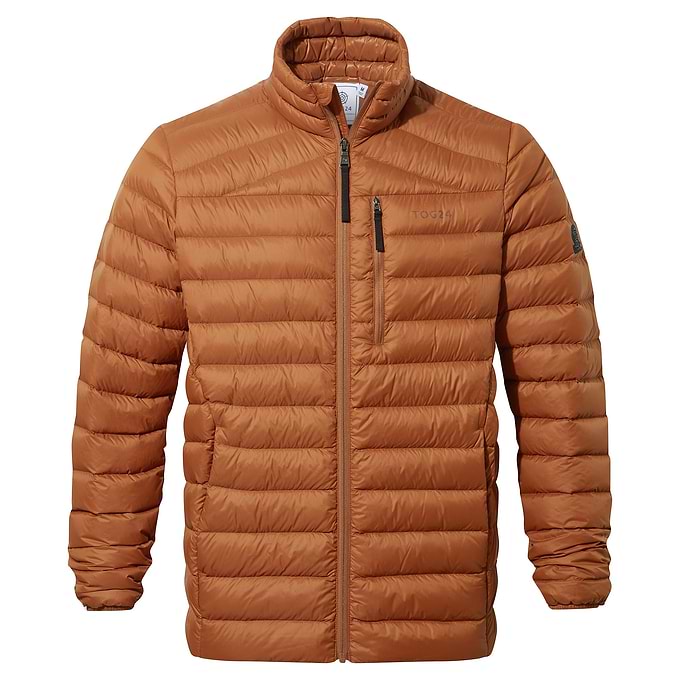 North Mens RDS Certified Down Jacket - Rust