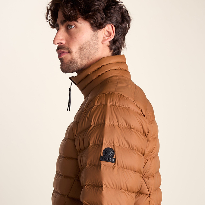 North Mens RDS Certified Down Jacket - Rust