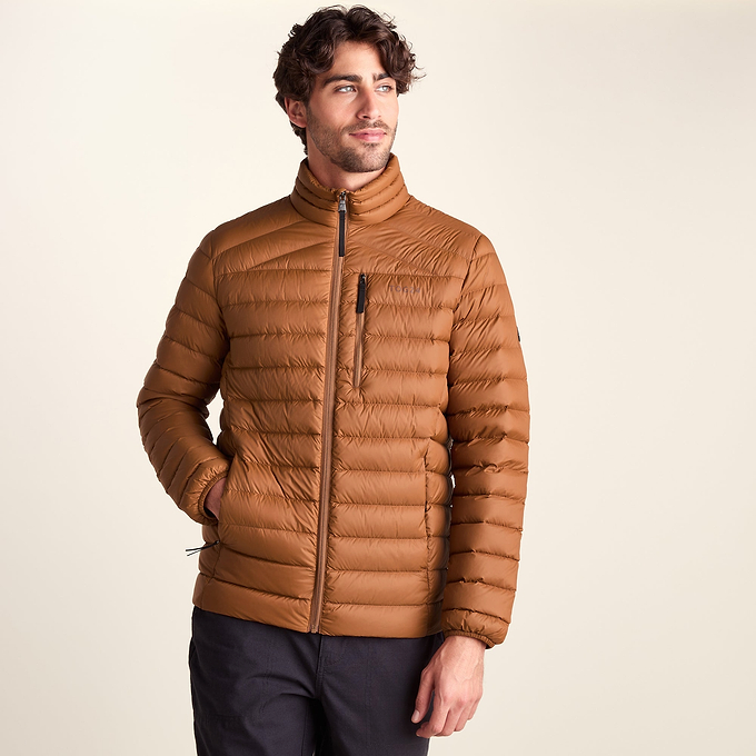 North Mens RDS Certified Down Jacket - Rust