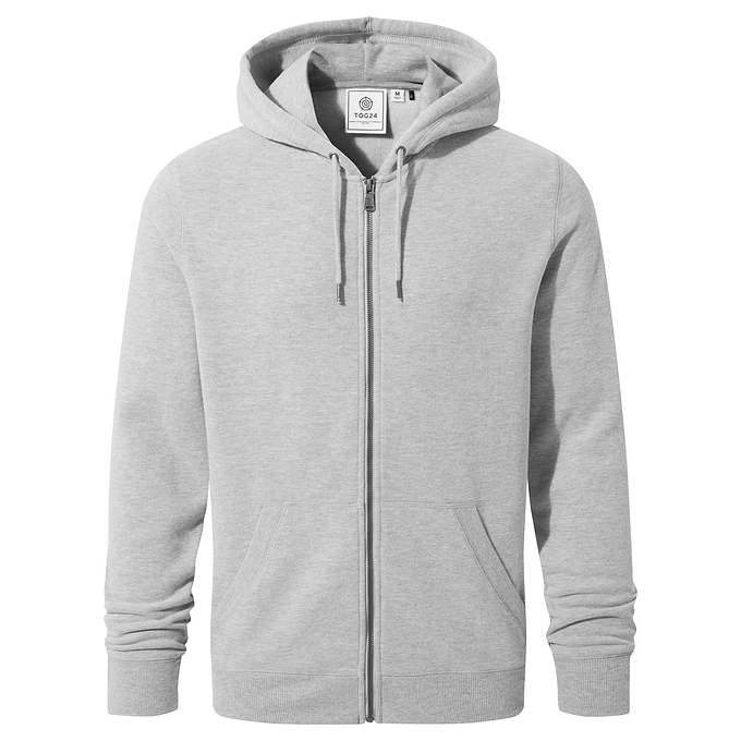 Norwood Mens Zip Hoody - Grey Marl