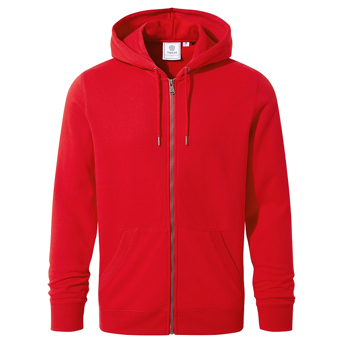 Norwood Mens Zip Hoody - Jalapeno Red