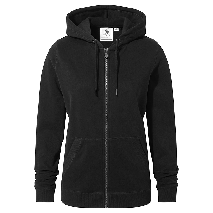 Norwood Womens Zip Hoody - Black