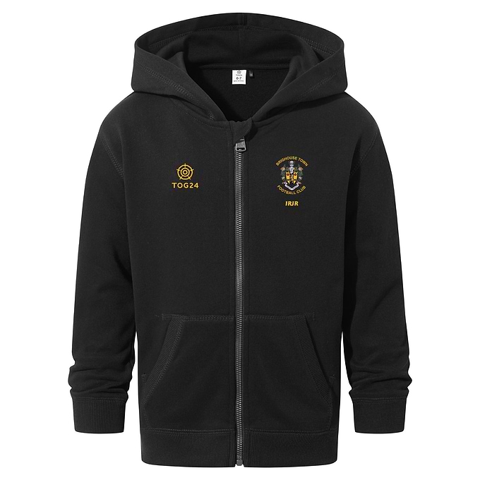 Brighouse Town FC Kids - Norwood Zip Hoody Black