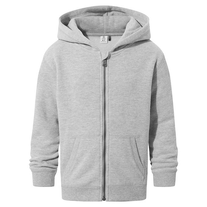 Norwood Kids Zip Hoody - Grey Marl