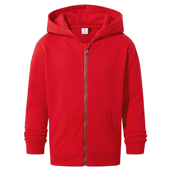 Norwood Kids Zip Hoody - Jalapeno Red