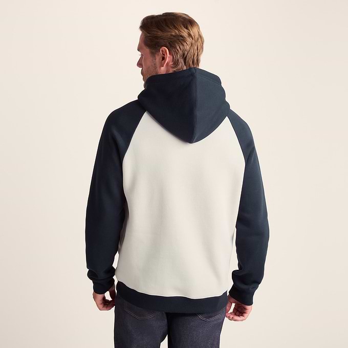 Noston Mens Supersoft Raglan Hoody - Dark Indigo