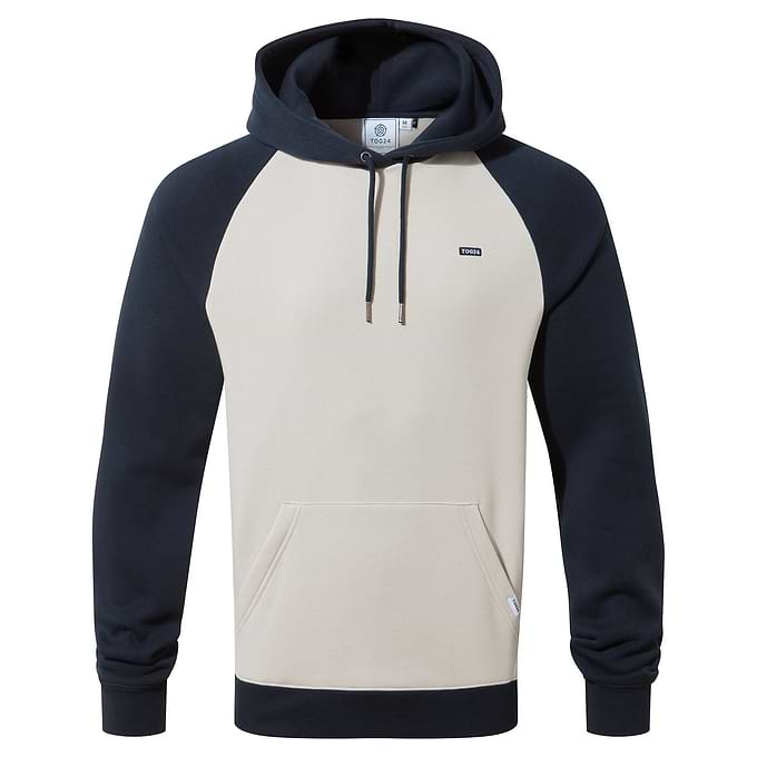 Noston Mens Supersoft Raglan Hoody - Dark Indigo