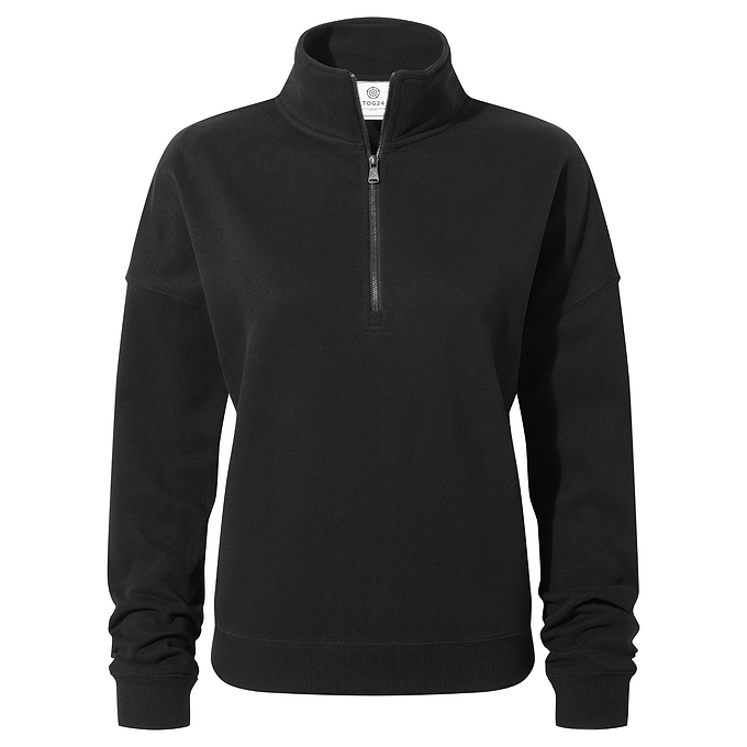 Oakenshaw Womens 1/4 Zip Neck - Black