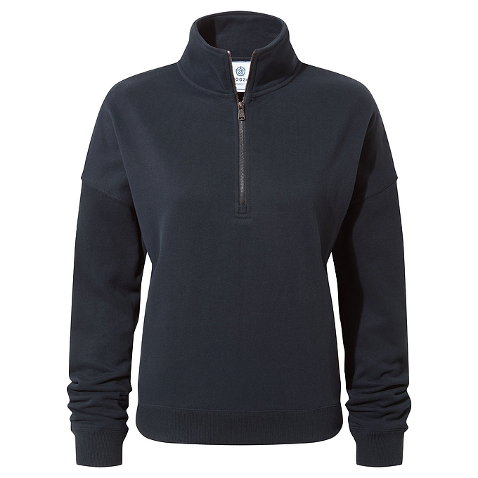 Oakenshaw Womens 1/4 Zip Neck - Dark Indigo