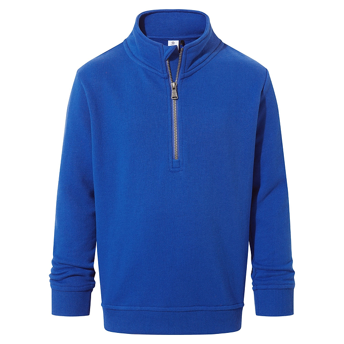 Oakenshaw Kids 1/4 Zip Neck - Royal
