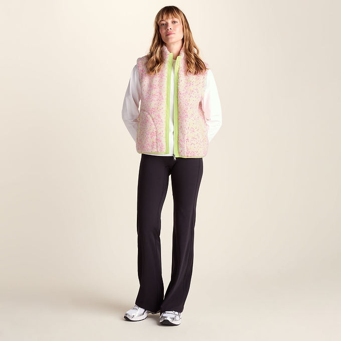 Olga Womens Thermal Sherpa Gilet - Vanilla Nep