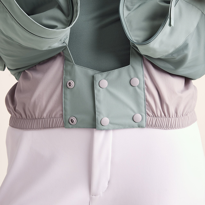 Orelle Womens Insulated Ski Jacket - Mist Grey