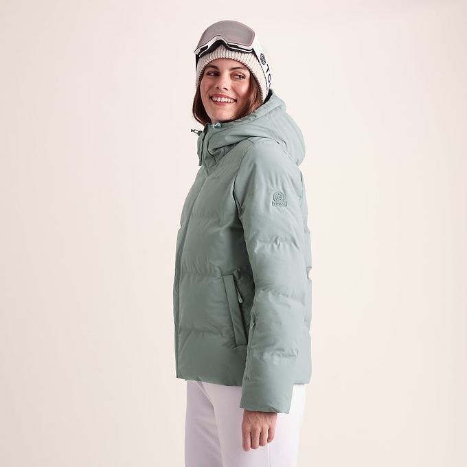Orelle Womens Insulated Ski Jacket - Mist Grey