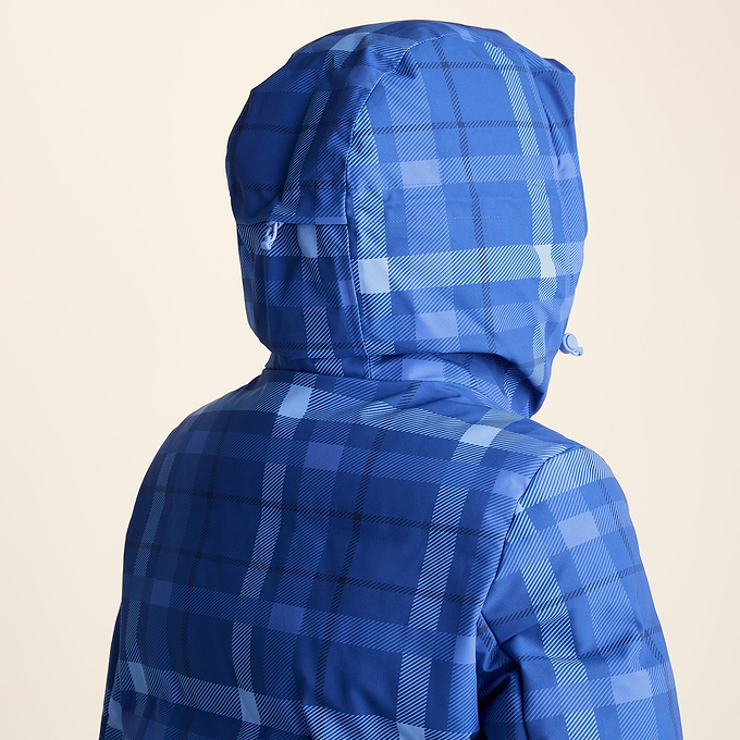 Orelle Womens Insulated Ski Jacket - Cobalt Blue Check