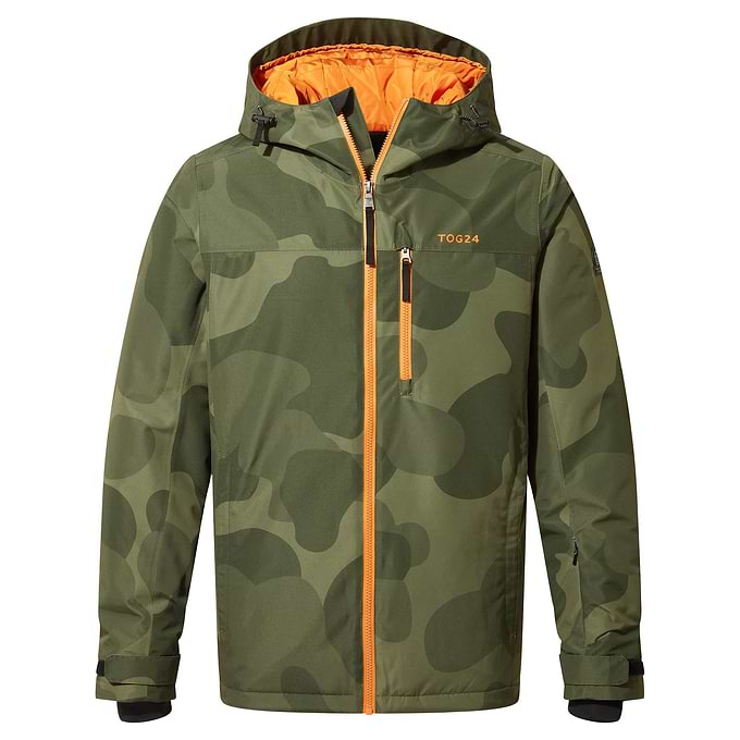 Palisade Mens Ski Jacket - Khaki Pixel Camo