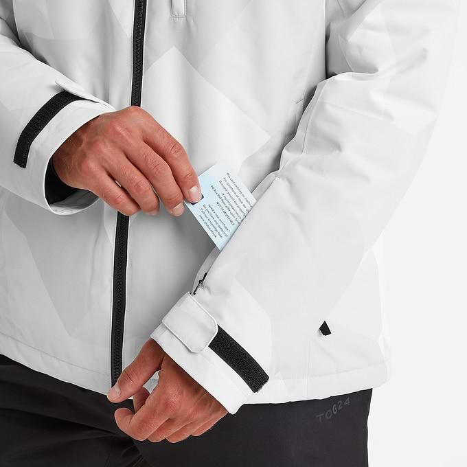 Palisade Mens Ski Jacket - Light Grey Camo