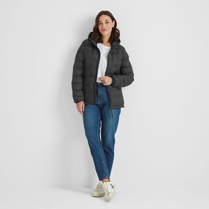 Palmer Womens Shower Resistant Insulated Jacket - Washed Black
