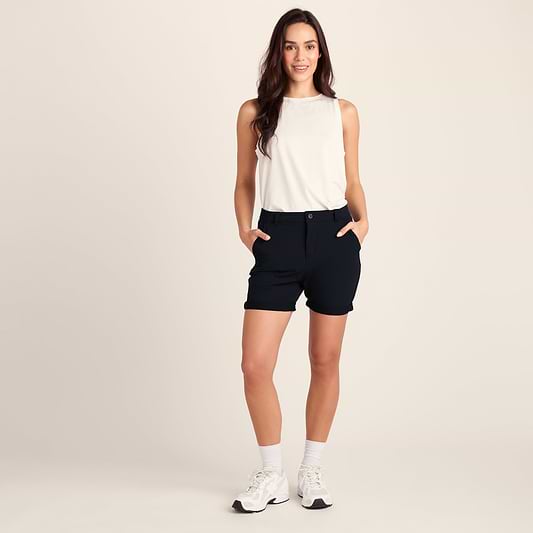 Path Womens Performance Shorts - Black