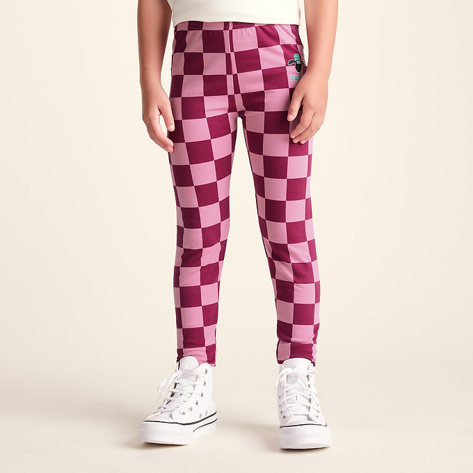Racka Kids Shaun the Sheep Legging - Candy Floss/Beetroot Red