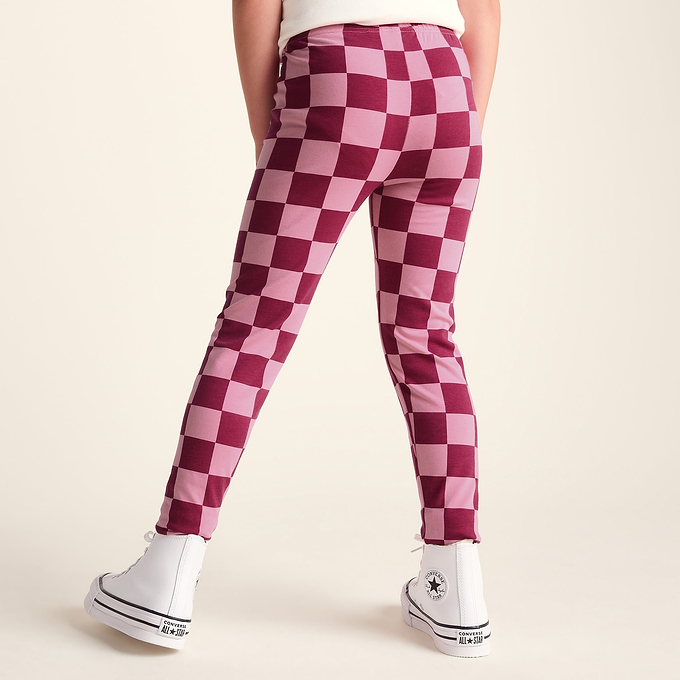 Racka Kids Shaun the Sheep Legging - Candy Floss/Beetroot Red