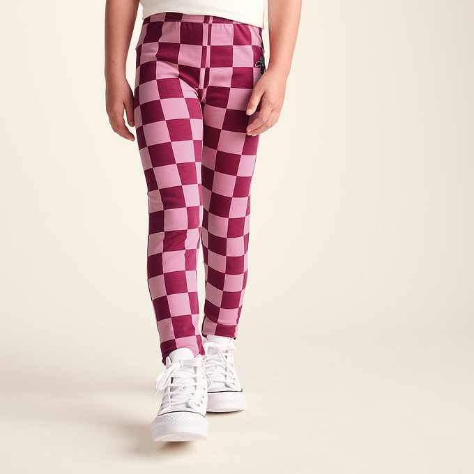Racka Kids Shaun the Sheep Legging - Candy Floss/Beetroot Red