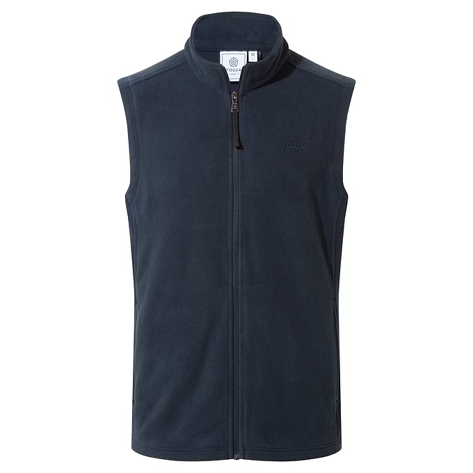 Revive Mens Fleece Gilet - Dark Indigo