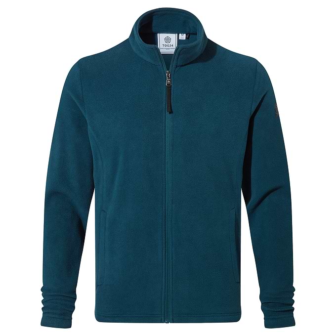 Revive Mens Fleece Jacket - Petrol Green
