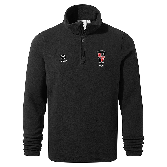 Old Brodleians Mens - Revive Quarter Zip Fleece Black