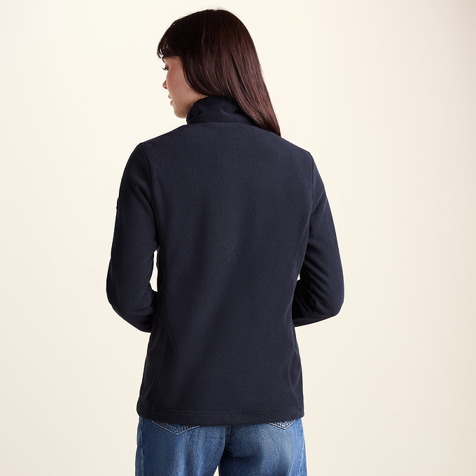 Revive Womens Quarter Zip Fleece - Dark Indigo