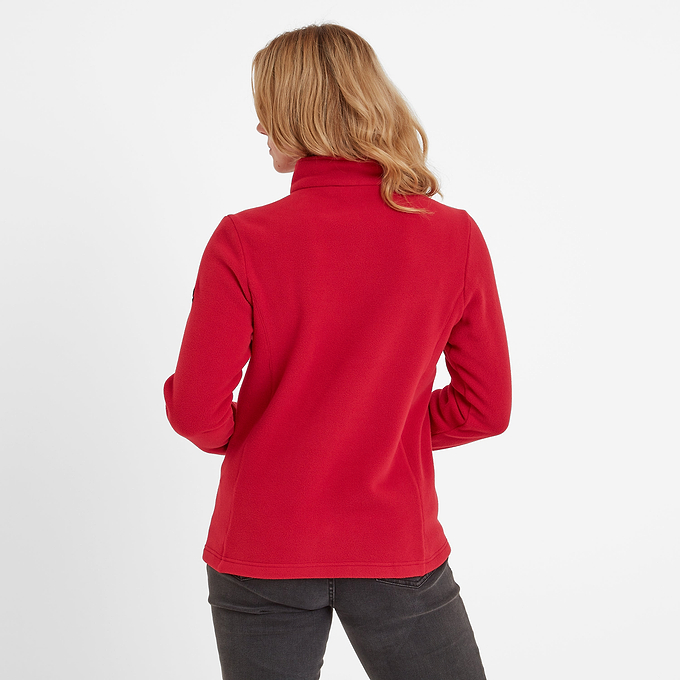 Revive Womens Quarter Zip Fleece - Chilli