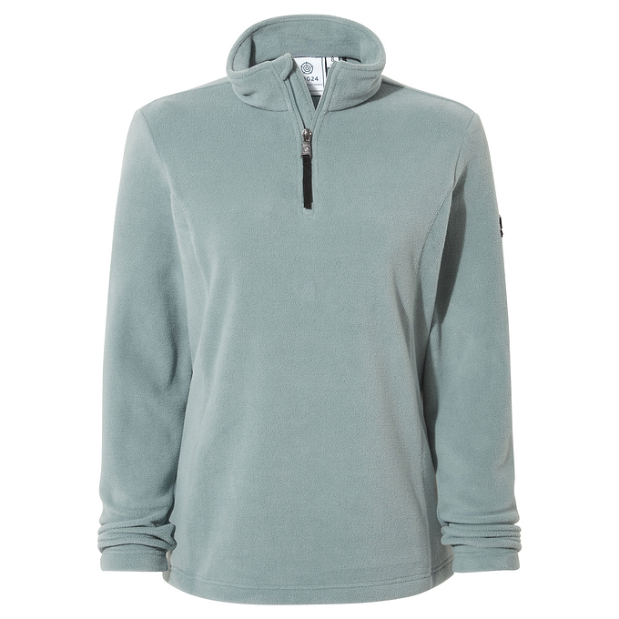 Revive Womens Quarter Zip Fleece - Smokey Teal