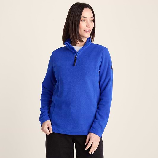 Revive Womens Quarter Zip Fleece - Ultra Marine Blue
