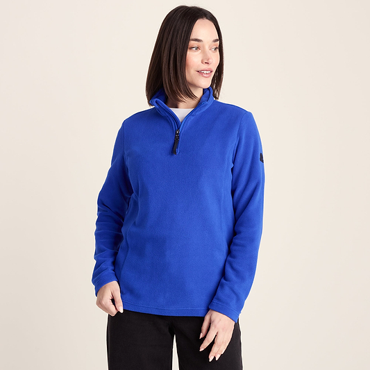 Revive Womens Quarter Zip Fleece - Ultra Marine Blue