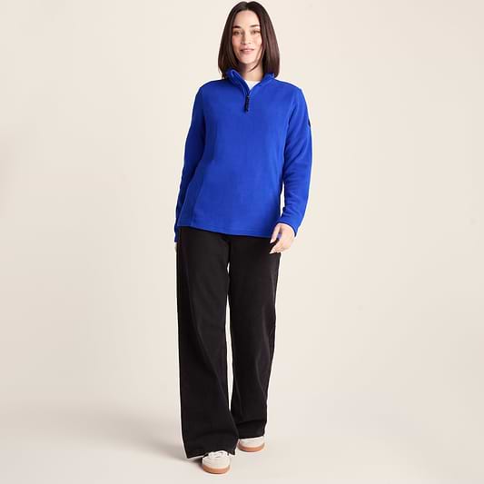 Revive Womens Quarter Zip Fleece - Ultra Marine Blue