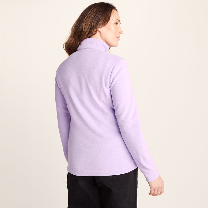 Revive Womens Quarter Zip Fleece - Lilac Blossom