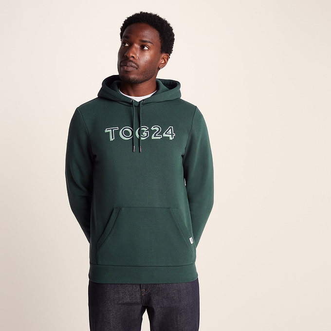 Rinson Mens Supersoft Hoody  - Racing Green