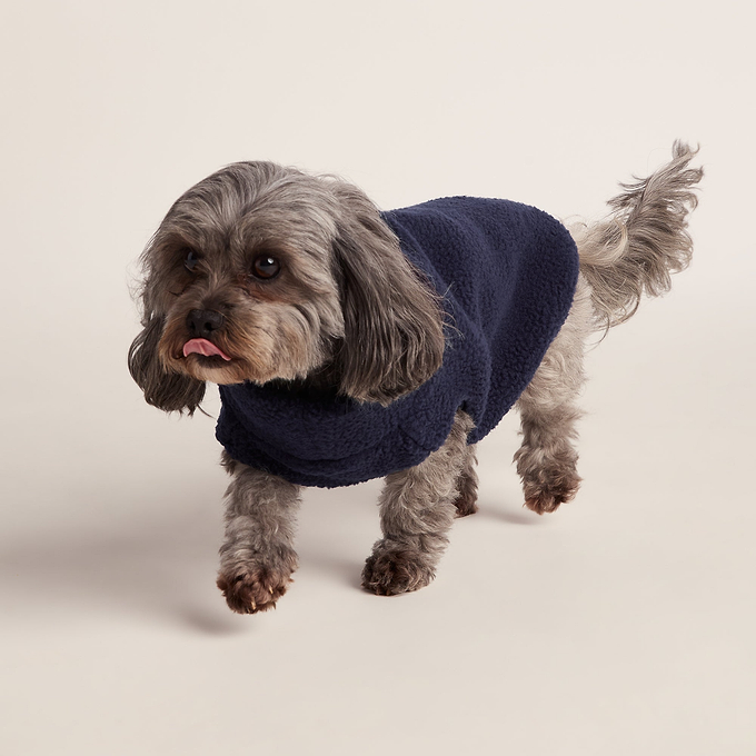 Rover Sherpa Dog Coat XS - Oxford Blue