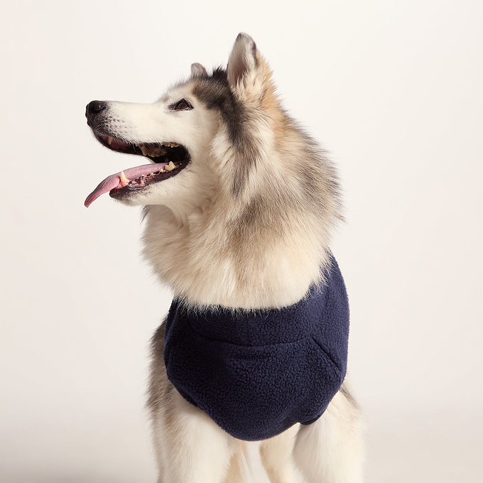 Rover Sherpa Dog Coat L - Oxford Blue