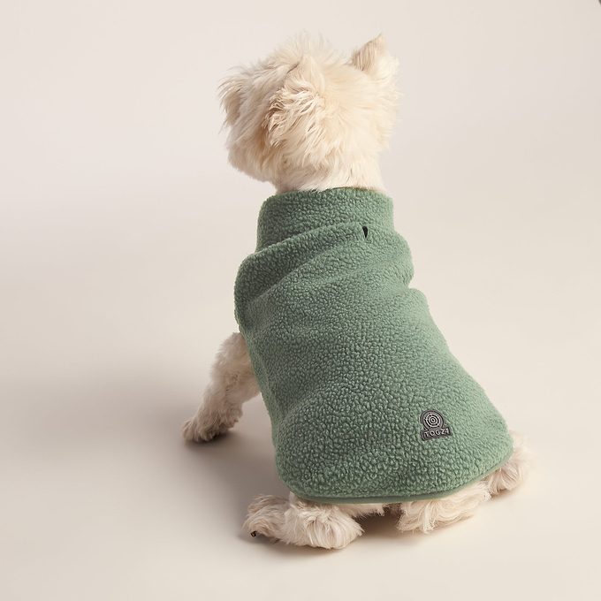 Rover Sherpa Dog Coat S - Light Forest