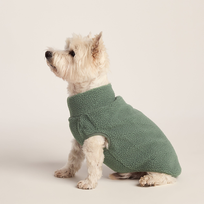 Rover Sherpa Dog Coat S - Light Forest