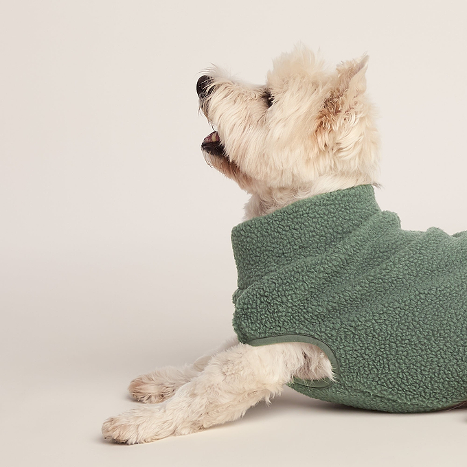 Rover Sherpa Dog Coat S - Light Forest