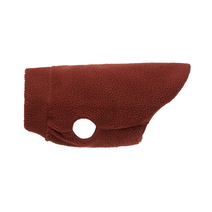 Rover Sherpa Dog Coat - Burnt Caramel