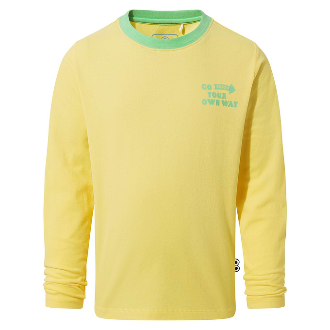 Ryeland Kids Shaun the Sheep T-Shirt LS - Sunshine Yellow