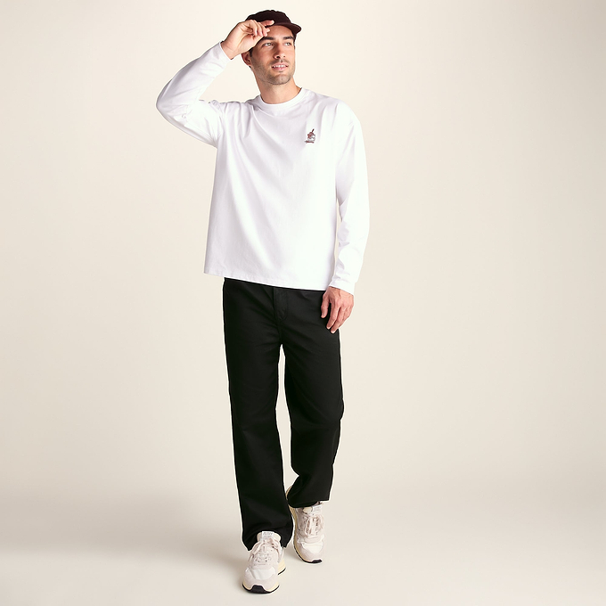Sam Mens Straight Casual Chino Trouser - Black