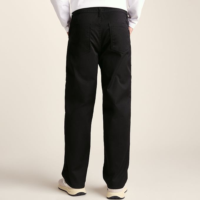Sam Mens Straight Casual Chino Trouser - Black