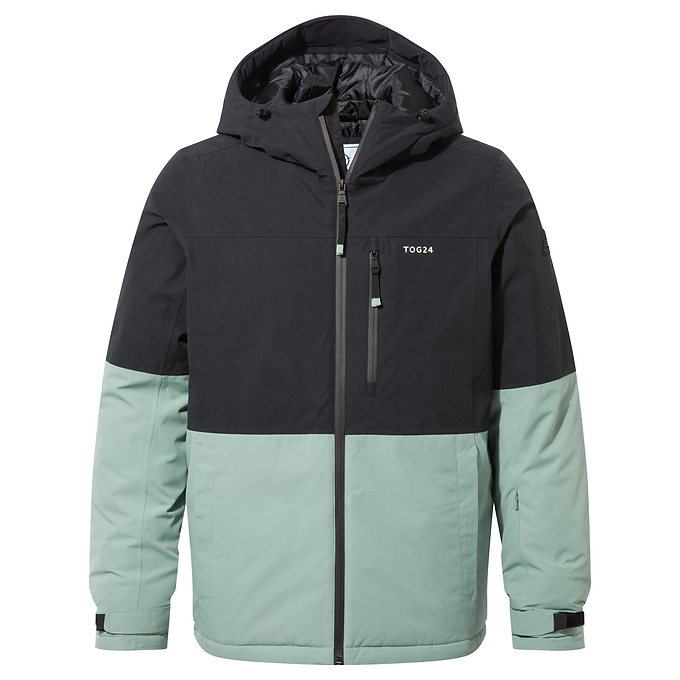Samoens Mens Waterproof Ski Jacket - Steel Teal/Black