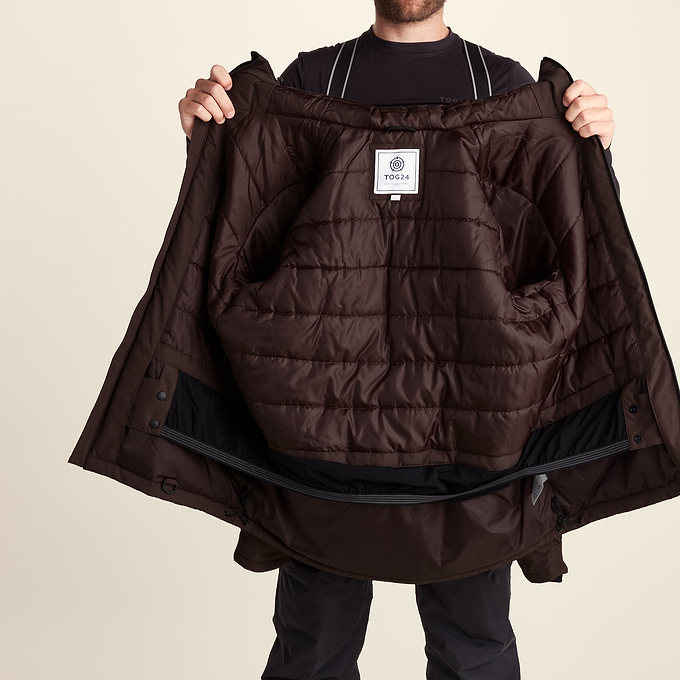 Samoens Mens Waterproof Ski Jacket - Chocolate Brown