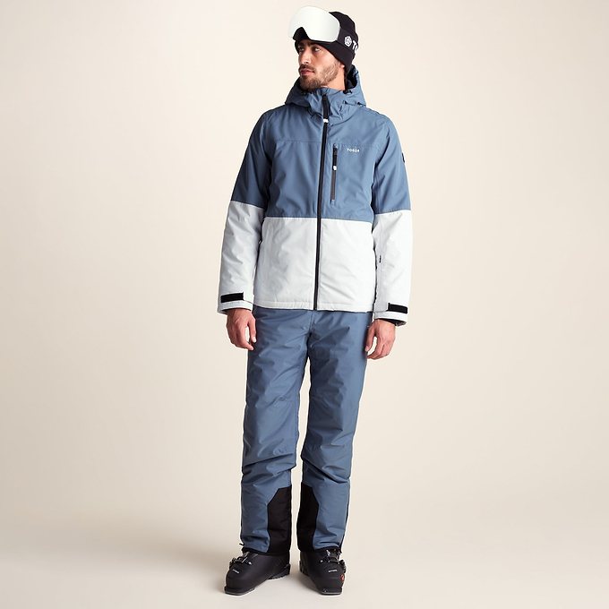 Samoens Mens Waterproof Ski Jacket - Steel Smokey Blue