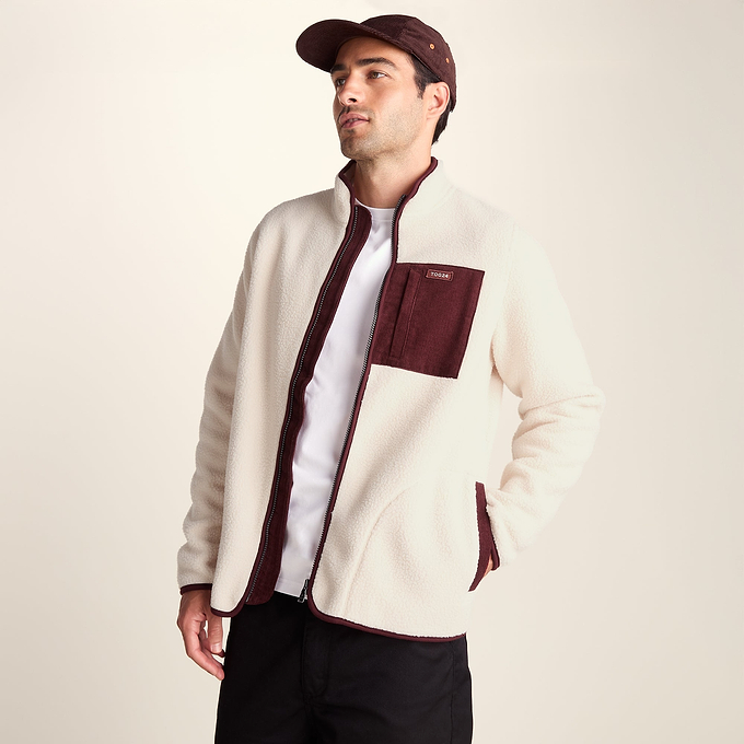 Samson Mens Thermal Sherpa Jacket - Buttercream